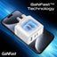 PROMATE PowerPort-45 Power Delivery GaNFast Charger - 45W / USB-C / USB-A / White