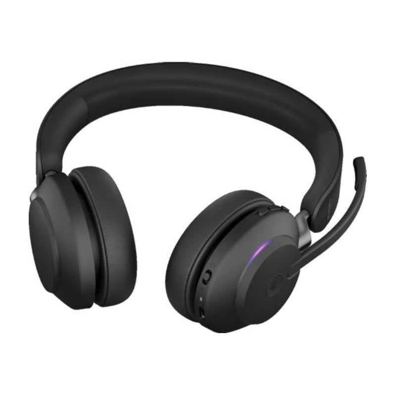 Jabra Evolve2 65 Link 380c MS Stereo Headphone - Wireless / Black