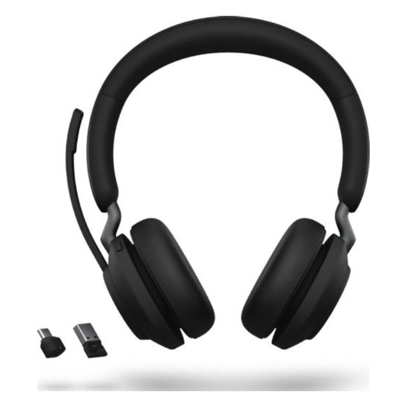 Jabra Evolve2 65 Link 380c UC Stereo Headphone - Wireless / Black