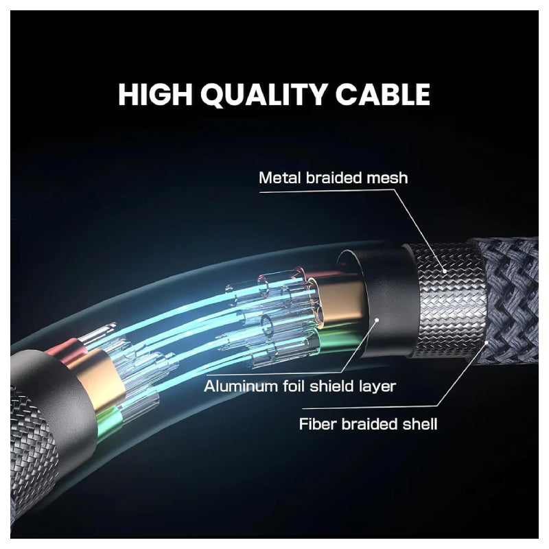 Mowsil DisplayPort 1.2 Cable - 4K / 60Hz / 1 Meter / Grey