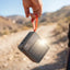 Porodo Larousse Solar Power Bank with LED Light and Built-in Cables - 120000mAh / 22.5W / USB-A / USB-C / Black