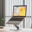 Mowsil Adjustable Laptop Stand for Desk & Tablet - Silver
