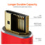 Mowsil HDMI 1.4 Cable - 4K / 30Hz / 1 Meter / Red/Grey