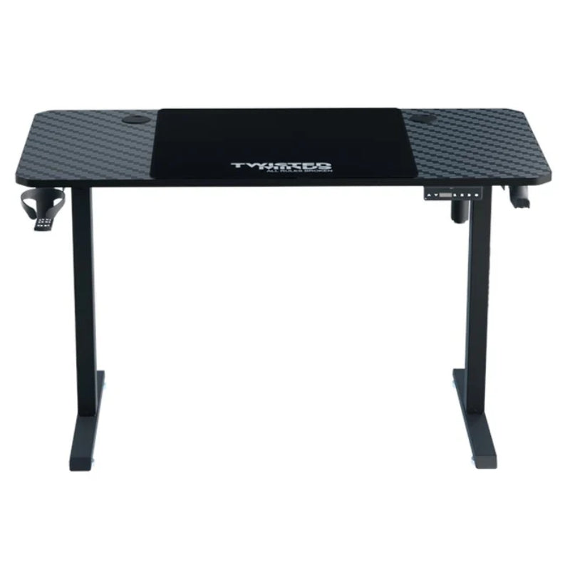 Twisted Minds Paradox Adjustable Gaming Desk - Black