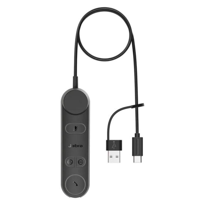 Jabra Engage 50 II USB-C/A MS Stereo with Engage 50 II Link Headphone - Wired / 1.6 Meter / Black