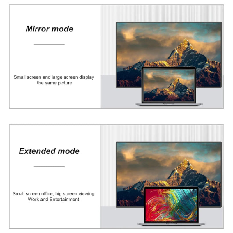 Mowsil Mini DisplayPort to DisplayPort Cable - 4K / 2 Meter