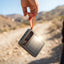 Porodo Larousse Solar Power Bank with LED Light and Built-in Cables - 80,000mAh / 22.5W / USB-A / USB-C / Black