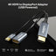 Mowsil HDMI to DisplayPort Adapter - 4K / Silver