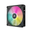 CORSAIR iCUE ML140 RGB ELITE Premium PWM Magnetic Levitation Fan Dual Fan Kit With iCUE Lighting Node Core - 140mm / Black