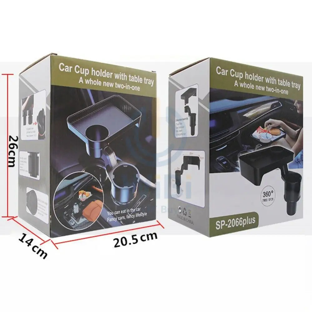 Car Cup Holder With Table Tray - A Whole New Two In One Expander & Tray Multifunctional Car Tray Accessories > Other