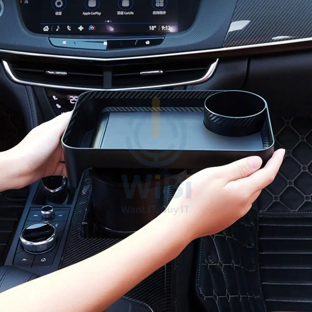 Car Cup Holder With Table Tray - A Whole New Two In One Expander & Tray Multifunctional Car Tray Accessories > Other