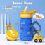 Buzio Kids Bottle with Straw Lid 500ML - Cars