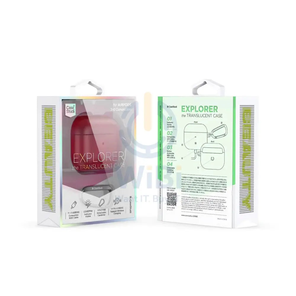 CaseStudi Airpods 3rd Generation Case - Explorer Red Accessories > Mobiles & Tablets