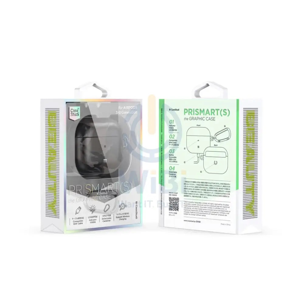 CaseStudi Airpods 3rd Generation Case - Prismart(S) Camo Black Accessories > Mobiles & Tablets