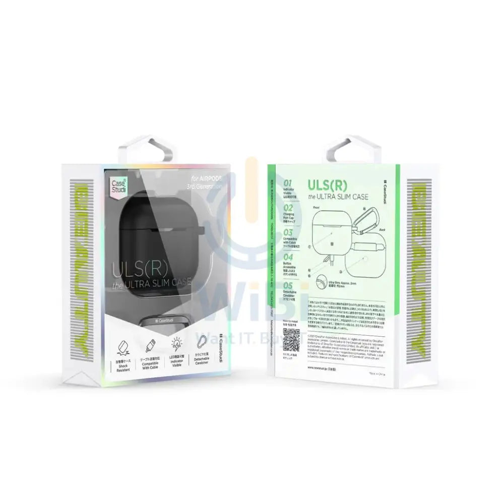 CaseStudi Airpods 3rd Generation Case - Uls(R) Black Accessories > Mobiles & Tablets