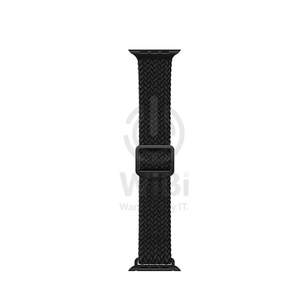 Casestudi Ballistic Strap - Apple Watch Series 7 / 45mm / Black Accessories > Smart Watches > Straps