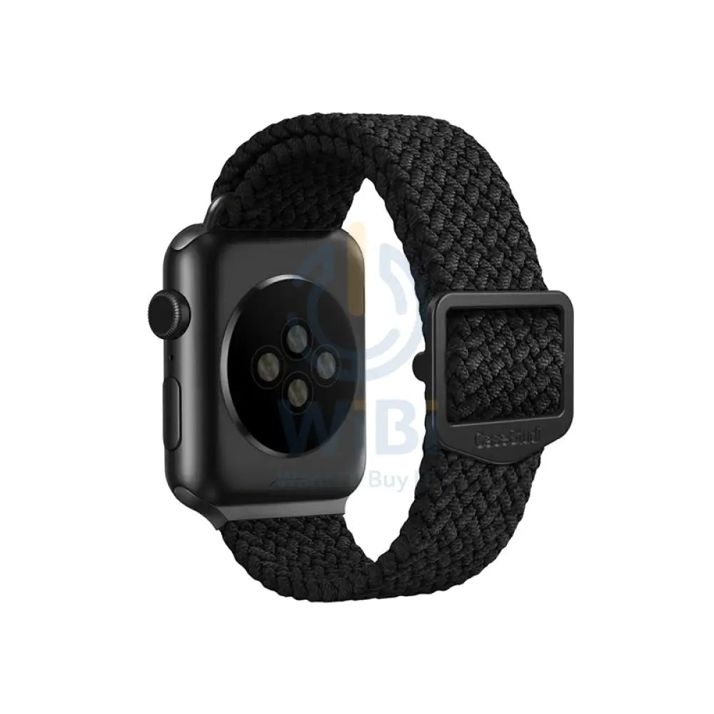 Casestudi Ballistic Strap - Apple Watch Series 7 / 45mm / Black Accessories > Smart Watches > Straps