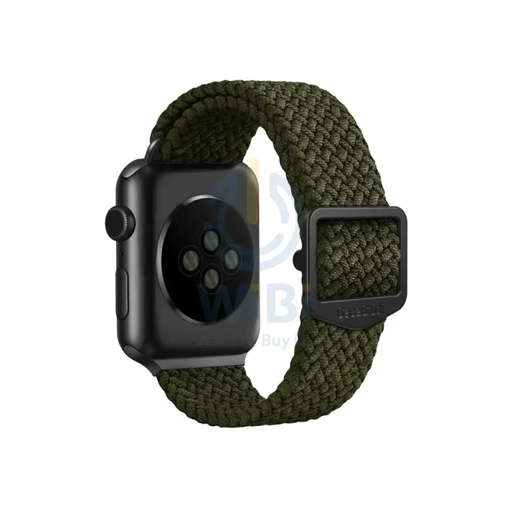 Casestudi Ballistic Strap - Apple Watch Series 7 / 45mm / Green Accessories > Smart Watches > Straps