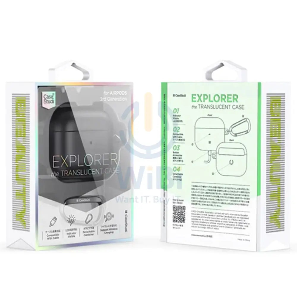 Casestudi Explorer Series Case For Apple Airpods 3 - Black Accessories > Mobiles & Tablets