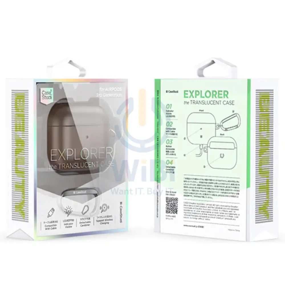 Casestudi Explorer Series Case For Apple Airpods 3 - Brown Accessories > Mobiles & Tablets