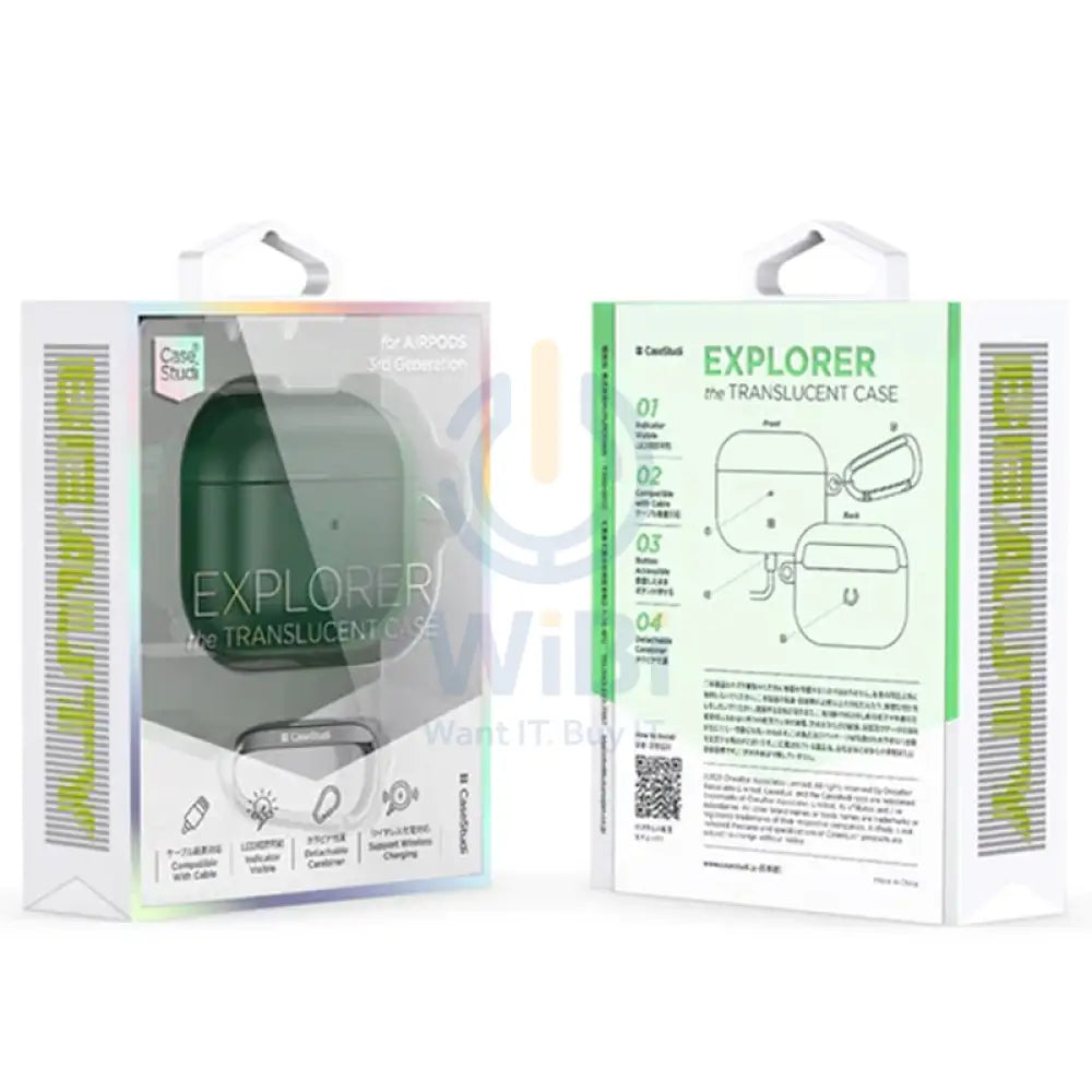 Casestudi Explorer Series Case For Apple Airpods 3 - Green Accessories > Mobiles & Tablets