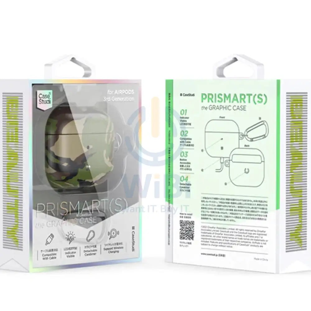 Casestudi Prismart Series Case For Apple Airpods 3 - Camo Green Accessories > Mobiles & Tablets