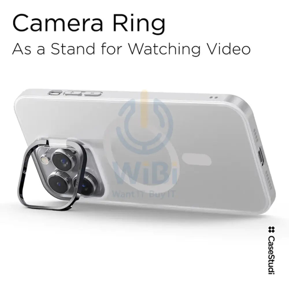 Casestudi Ring + MagSafe Case For Apple iPhone14 Pro Max - Clear Accessories > Mobiles & Tablets