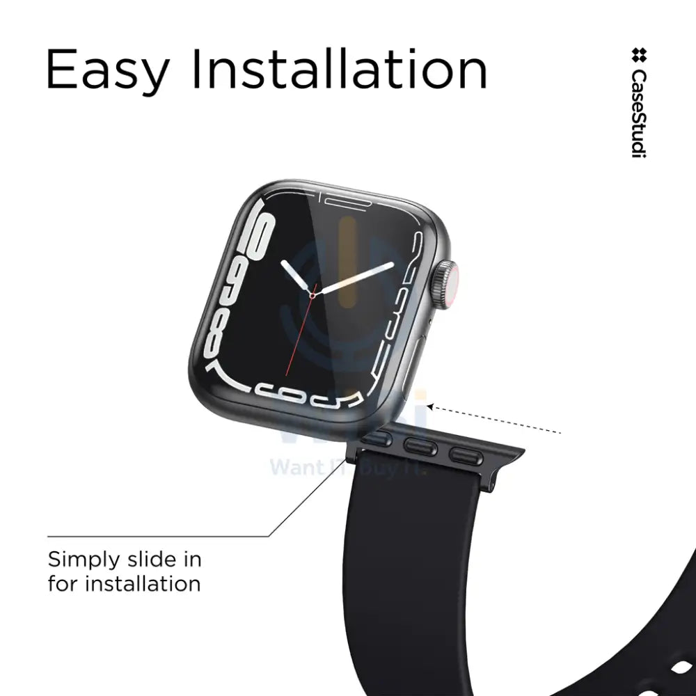 Casestudi USL Series Strap - Apple Watch 38/40/41mm / Black Accessories > Smart Watches > Straps
