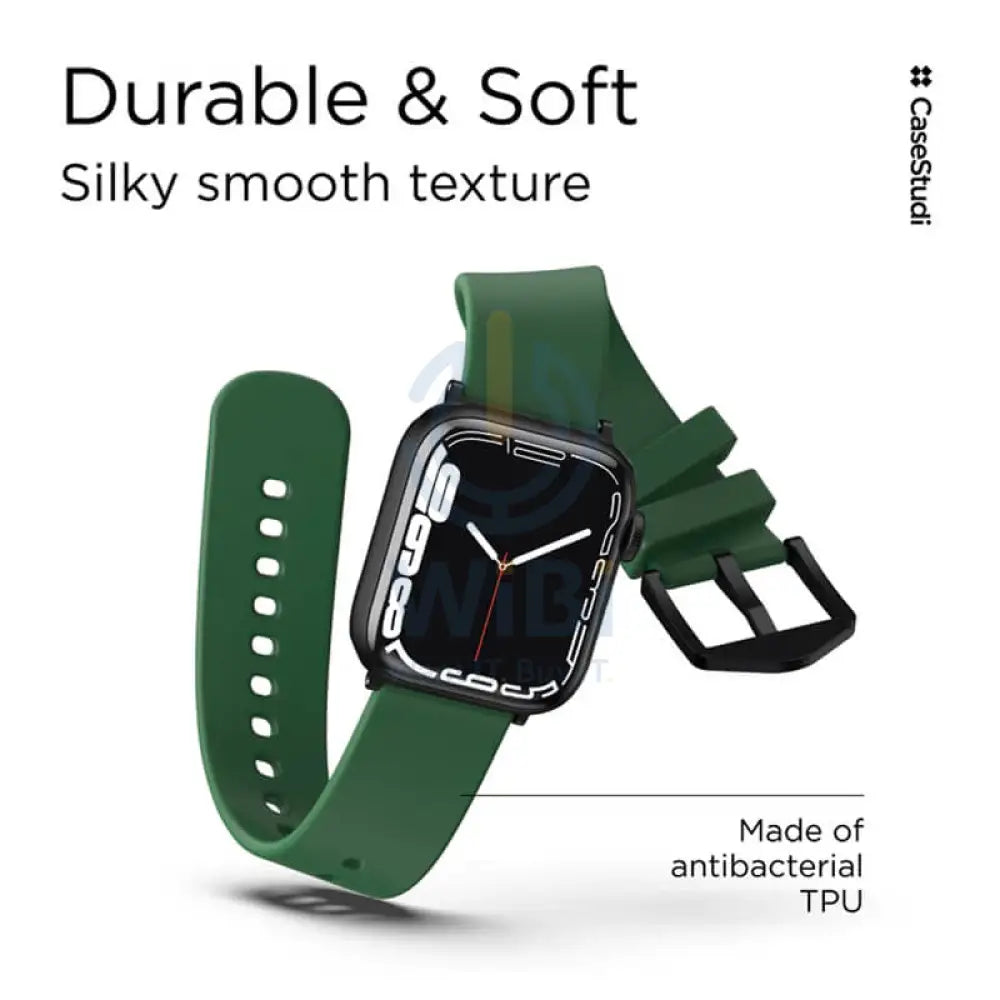 Casestudi USL Strap For Apple Watch Series 7- 41mm - Green Accessories > Smart Watches > Straps