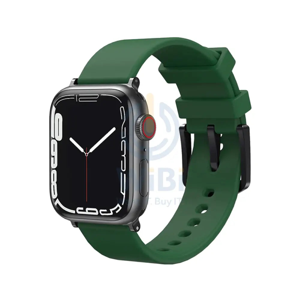 Casestudi USL Strap For Apple Watch Series 7- 41mm - Green Accessories > Smart Watches > Straps