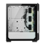 CORSAIR iCUE 220T RGB Mid Tower Case - White
