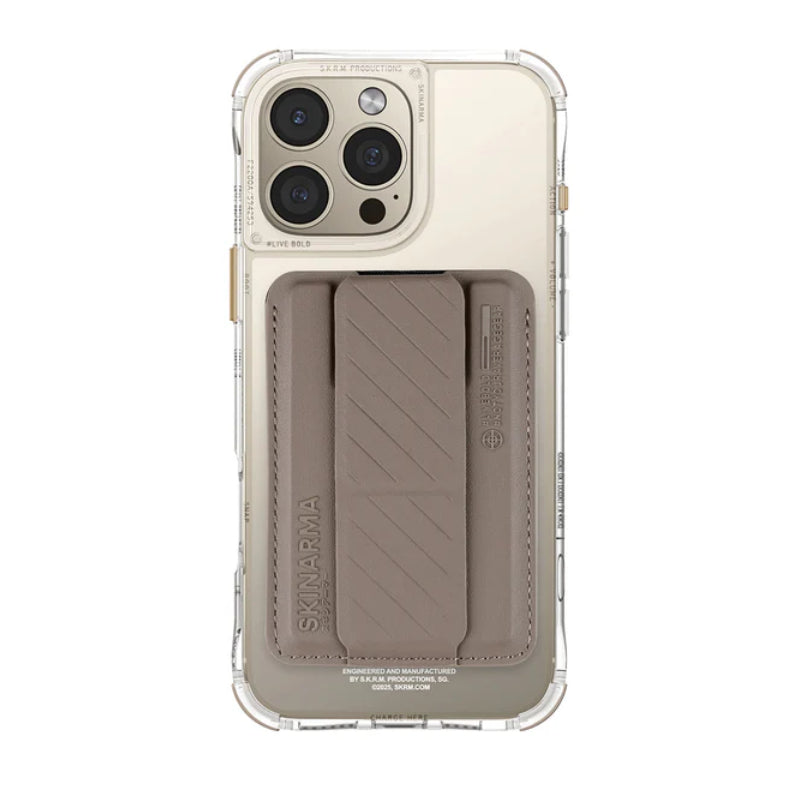 SKINARMA SAIDO Mag-Charge With KADO Card Holder - iPhone 16 Pro / Champagne (Prime Edition) Accessories > Mobiles &