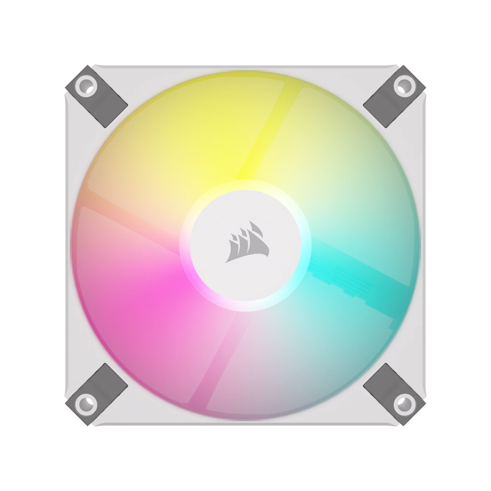CORSAIR iCUE AF120 RGB SLIM PWM Twin Pack - 120mm / White