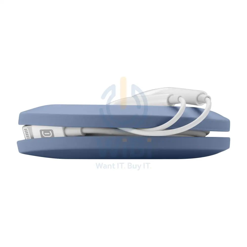 Cellularline Earphones MFI and Cable Reel HOOP - White Accessories > Audio > Headphones