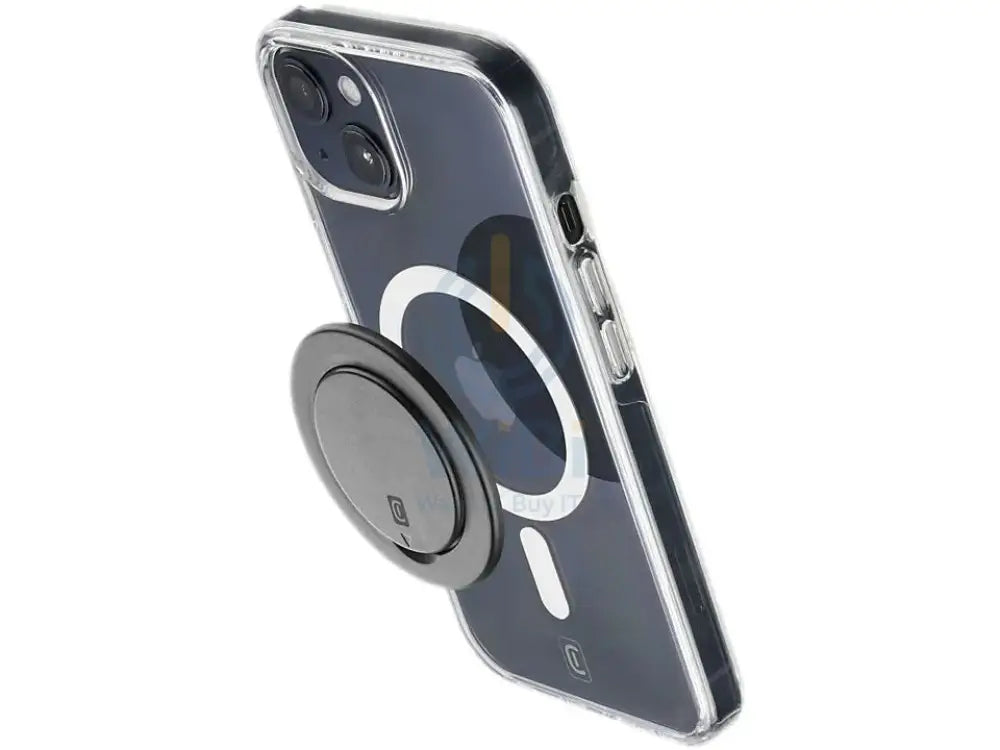 Cellularline MagSafe Ring & Stand for Smartphone - Black Accessories > Mobiles & Tablets > Mobiles > Mobile Holder