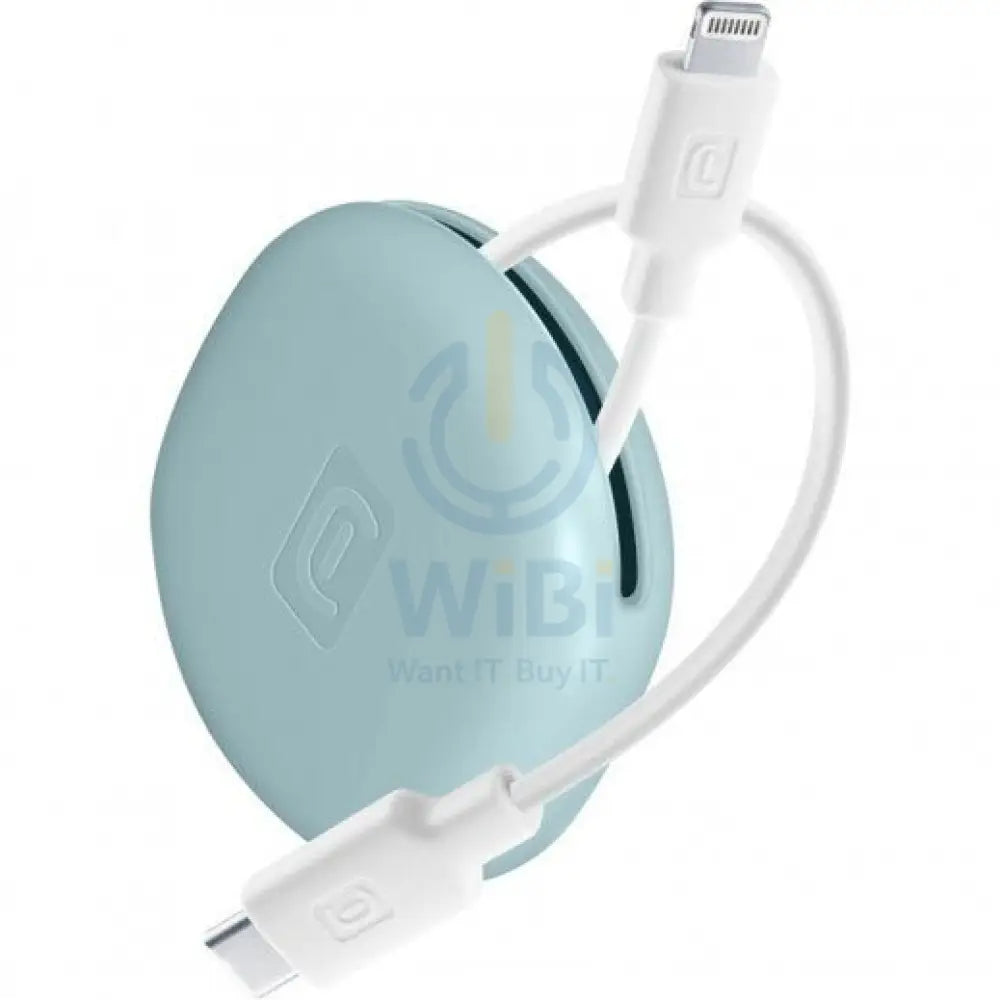 Cellularline USB-C To Lightning Cable - 100cm / Blue Accessories > Cables & Converters > Cables