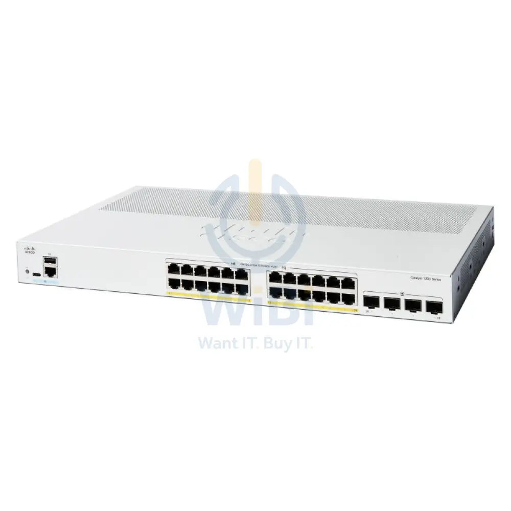 Cisco Catalyst C1200-24P-4G Switch - 24-ports / 56 Gbps / 4x 1G SFP / Gigabit / PoE+ / Rack-Mountable Networking