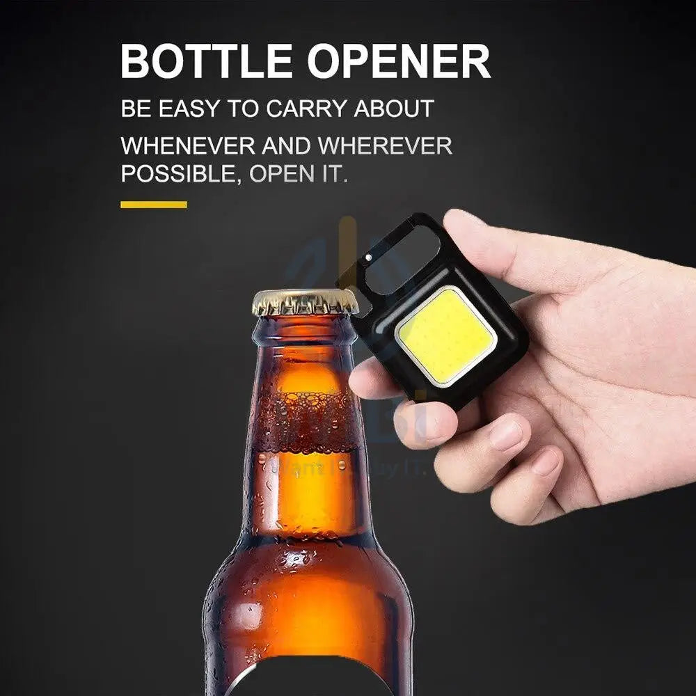 Cob Rechargeable Keychain Light For Fishing Walking And Camping Accessories > Smart Devices > Offer Zone