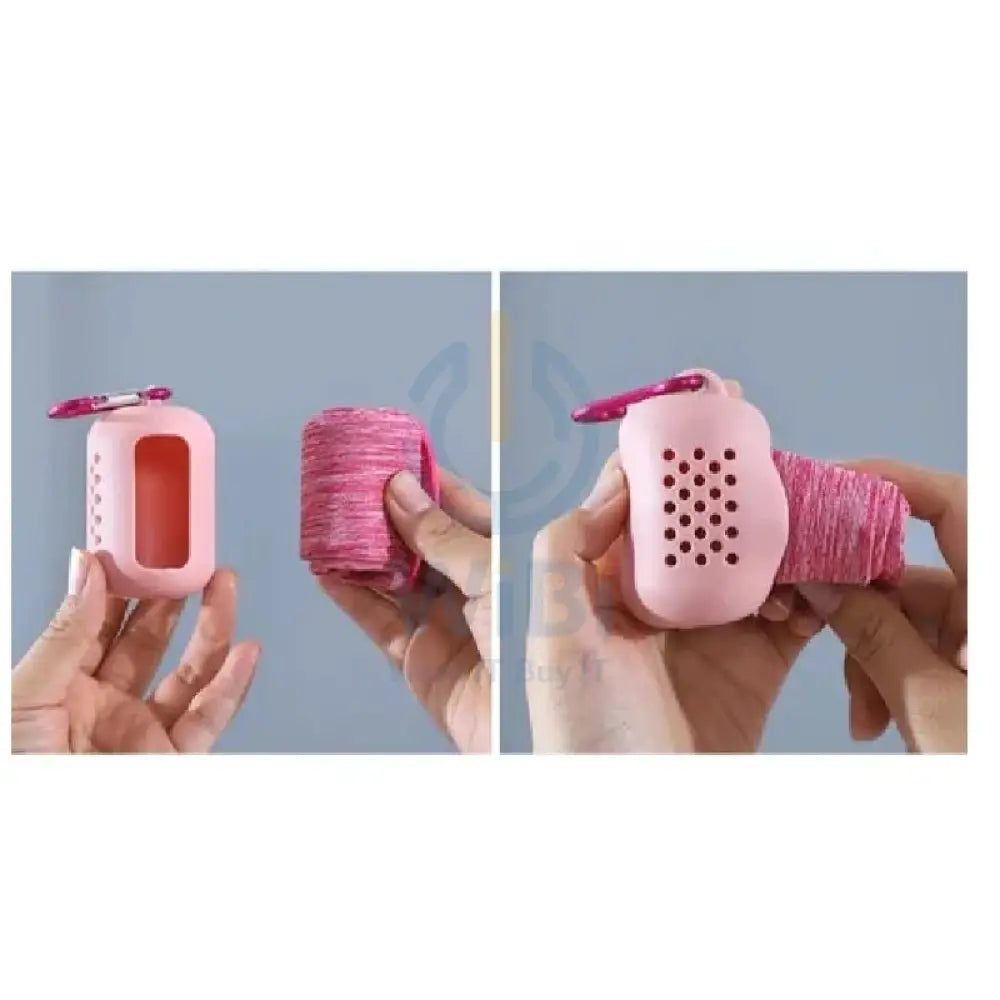 CooIing Ice Towel - Pink Outdoor & Travel > Towels
