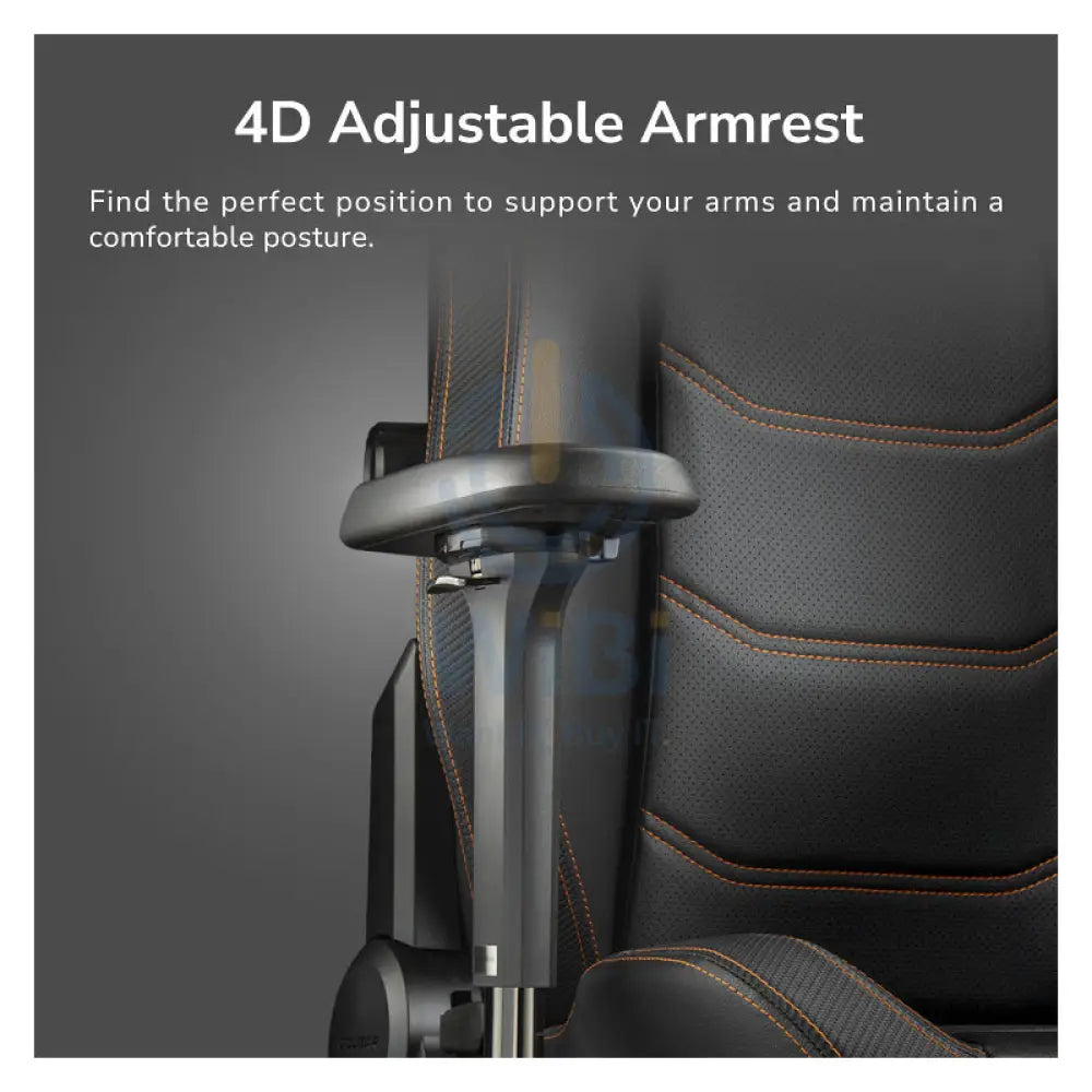Cougar Armor Evo Gaming Chair - Breathable PVC Leather / 4D / Orange Accessories > Chairs > Gaming Zone