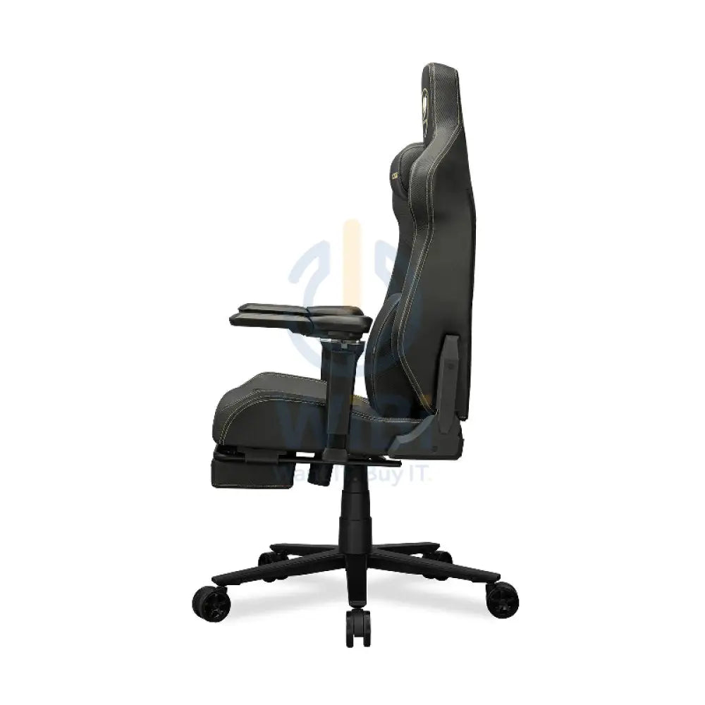 Cougar Armor Evo M Gaming Chair - Breathable Premium PVC Leather / 5D / Black/Gold Accessories > Chairs > Gaming Zone