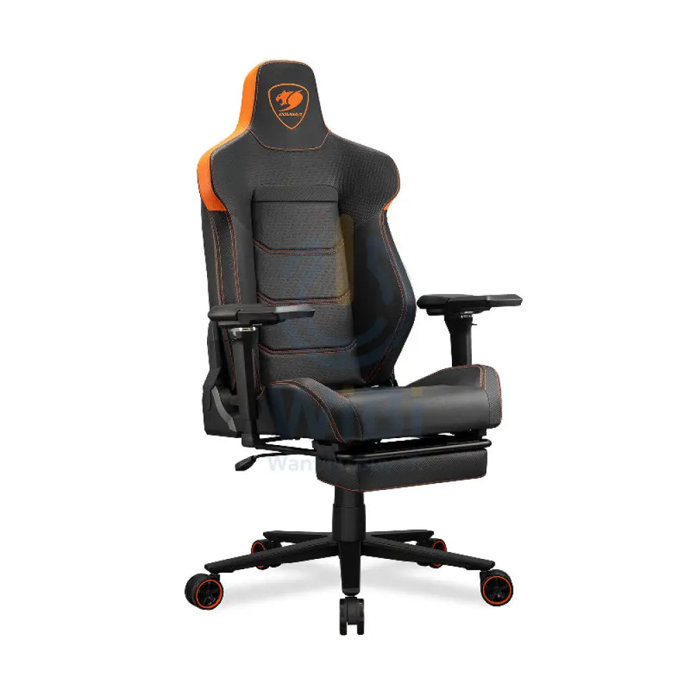 Cougar Armor Evo M Gaming Chair - Breathable Premium PVC Leather / 5D / Black/Orange Accessories > Chairs > Gaming Zone