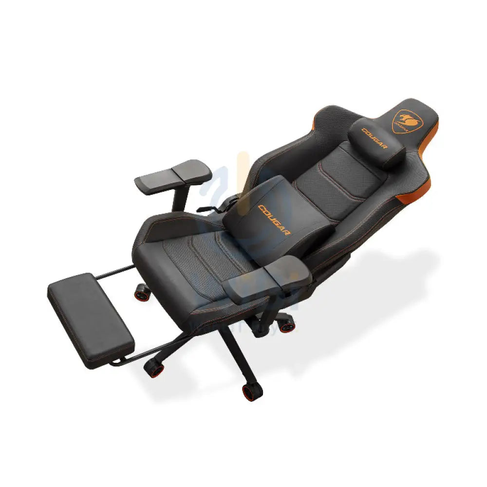 Cougar Armor Evo M Gaming Chair - Breathable Premium PVC Leather / 5D / Black/Orange Accessories > Chairs > Gaming Zone