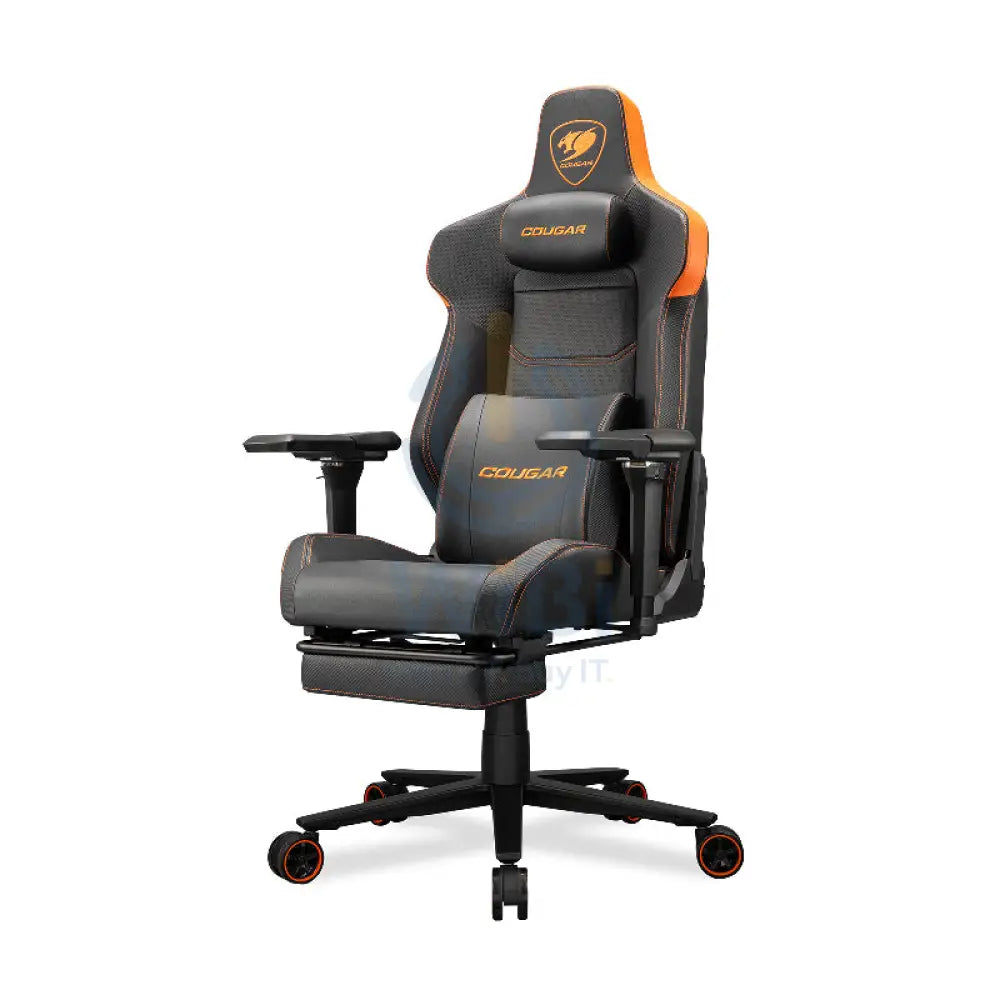Cougar Armor Evo M Gaming Chair - Breathable Premium PVC Leather / 5D / Black/Orange Accessories > Chairs > Gaming Zone