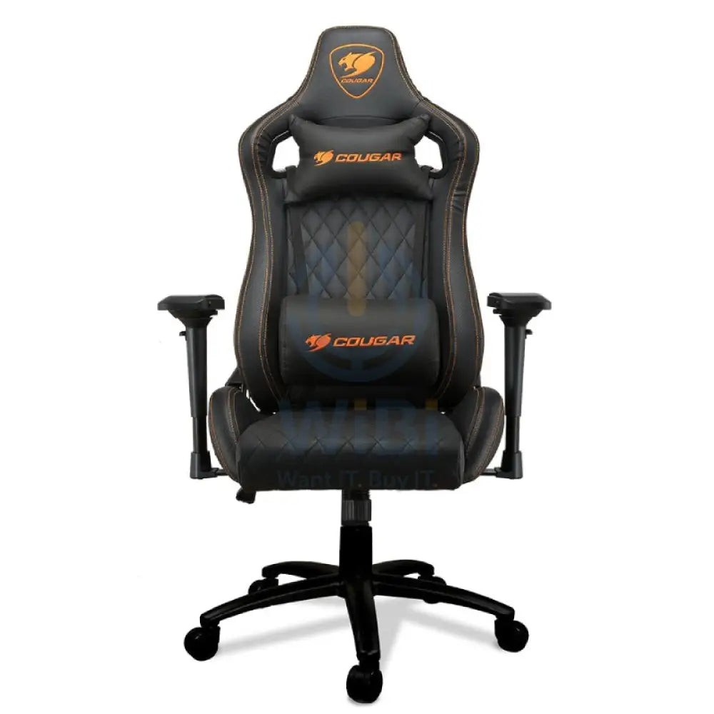 Cougar Armor S Gaming Chair - Breathable PVC Leather / 4D / Black Accessories > Chairs > Gaming Zone