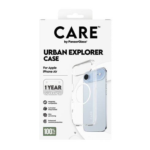 PanzerGlass Flagship Transparent Urban Explorer MagSafe Case For iPhone Air - White