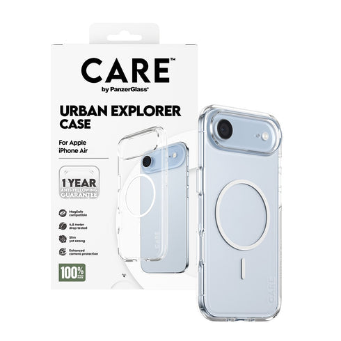 PanzerGlass Flagship Transparent Urban Explorer MagSafe Case For iPhone Air - White