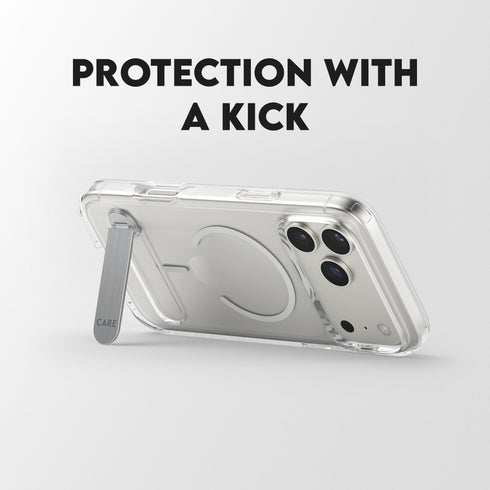 PanzerGlass® Feature Kickstand & MagSafe Transparent Case For iPhone 17 Pro Max - Clear