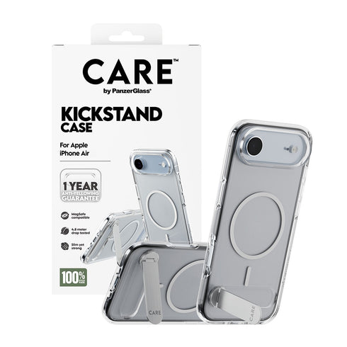 PanzerGlass® Feature Kickstand & MagSafe Transparent Case For iPhone Air - Clear
