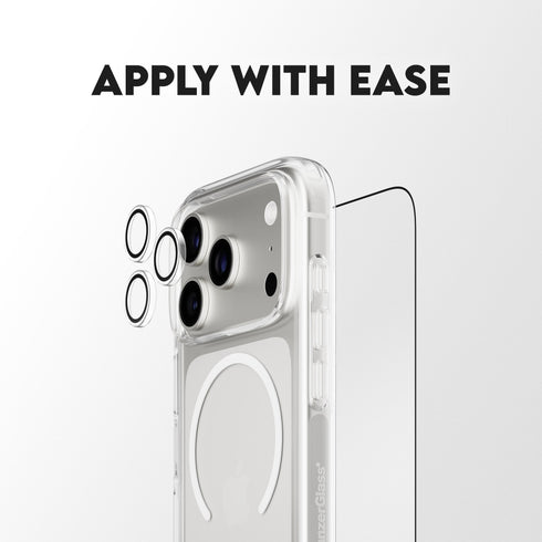 PanzerGlass® 3-in-1 Flagship Combat Bundle For iPhone 17 Pro - Clear